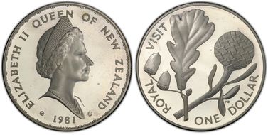 1981 $1 Royal Visit PR64DCAM