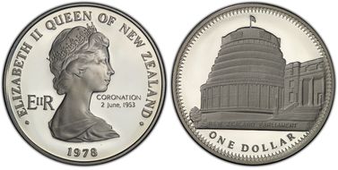 1978 $1 Parliament PR69DCAM
