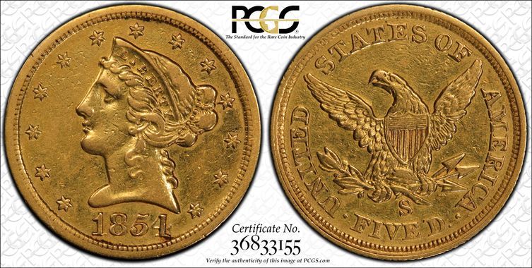 Cert 36833155 - Coin Image