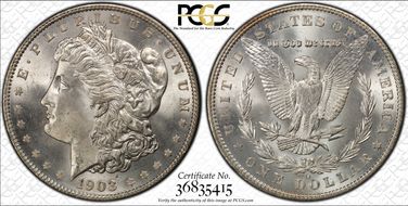 1903-O $1 MS66+