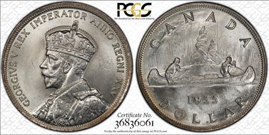 1935 S$1 MS65