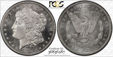 1879-S $1 MS67+