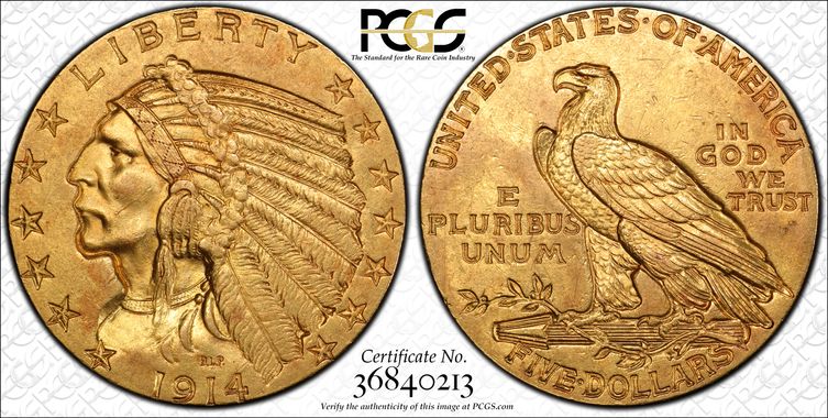 Cert 36840213 - Coin Image