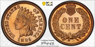 1885 1C PR67RD