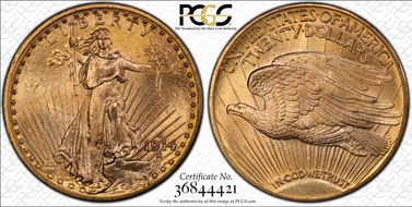 1914-D $20 MS65+