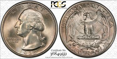 1935-S 25C MS67