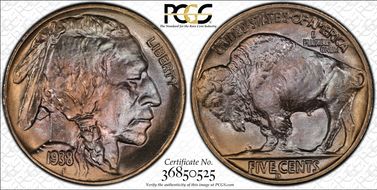 1938-D 5C Buffalo MS67+