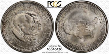 1952-S 50C Washington-Carver MS66+