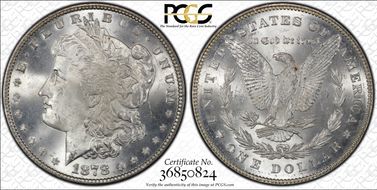 1878 7TF $1 VAM 82, Doubled Stars MS66