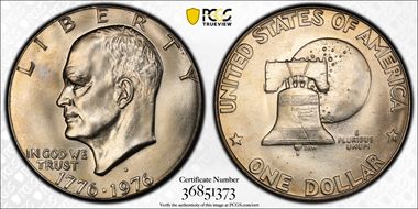 1976-D $1 Type 1 MS66+