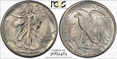 1944-D 50C MS67+