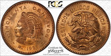 1959-Mo 50C KM-450 MS65RD