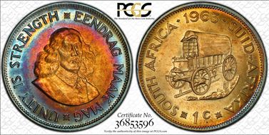 1963 1C MS64