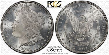 1882 $1 MS65