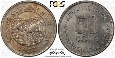 1975 50 Dong F.A.O. MS63