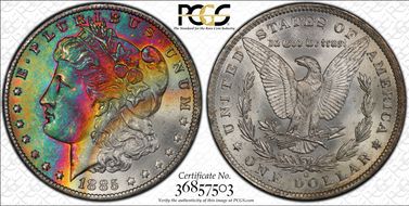 1885-O $1 MS66+