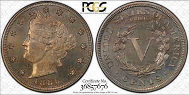 1886 5C PR64