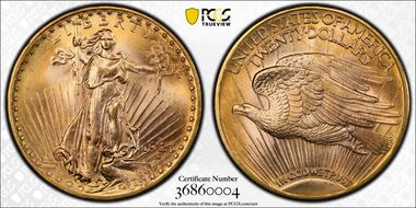 1923-D $20 MS66+