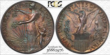 1915-S 50C Panama-Pacific N1