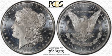 1884-CC $1 MS64DMPL