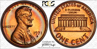 1971-S 1C PR66RD