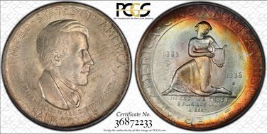 1936-D 50C Cincinnati MS66+