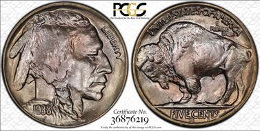 1938-D 5C Buffalo MS66