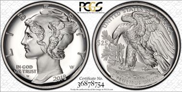2018-W $25 Palladium  First Strike PR69DCAM
