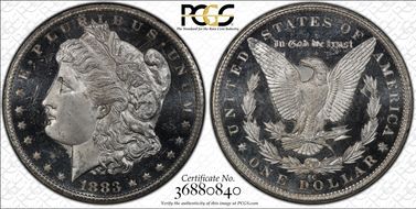 1883-CC $1 MS65DMPL