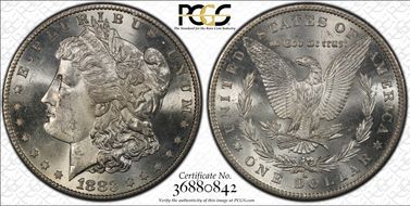 1883-S $1 MS64+