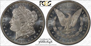 1885-O $1 MS65DMPL