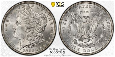 1886-O $1 MS63+