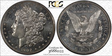 1902-O $1 MS63DMPL