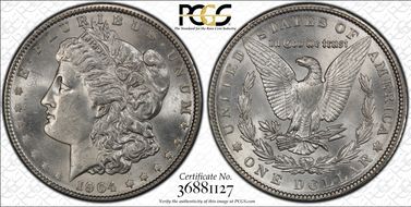 1904 $1 MS64+