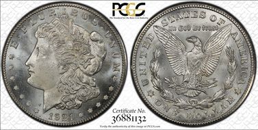 1921-S $1 MS65+