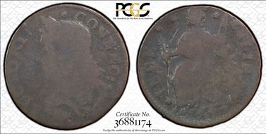 1787 CT 1/2P Draped Bust Left G6BN