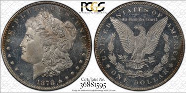 1878 7/8TF $1 Weak VAM 41A 7/4 MS64DMPL