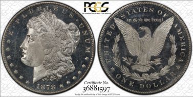 1878-S $1 MS64DMPL