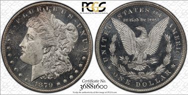 1879-O $1 MS63DMPL
