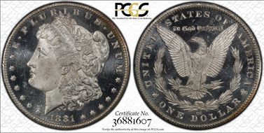 1881-CC $1 MS65DMPL