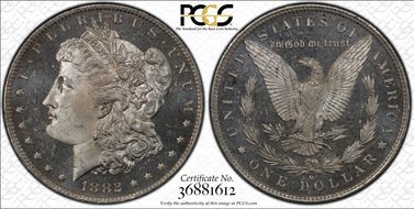 1882-O $1 MS64DMPL