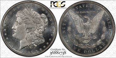 1895-S $1 MS64PL