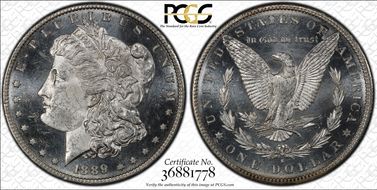 1889-S $1 MS63DMPL
