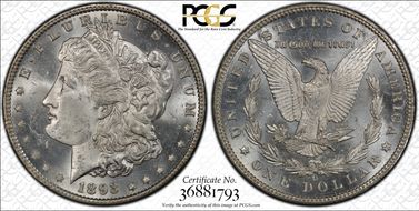 1893-O $1 MS63+
