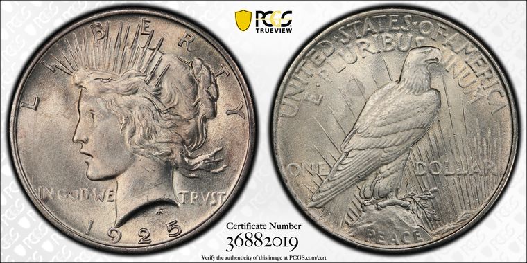 Cert 36882019 - Coin Image