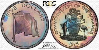 1975-FM  $5 PR67DCAM