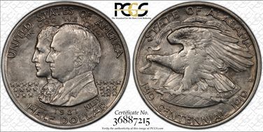 1921 50C Alabama AU55