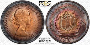 1967 1/2D S-4158 MS64RB