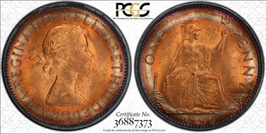 1966 1D S-4157 MS64RD