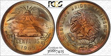 1965-Mo 20C MS66RB